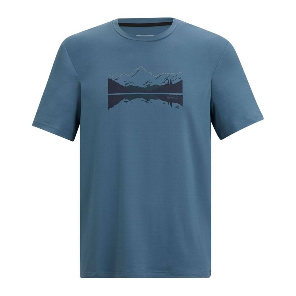 Regatta Mens Fingal Sunset Stretch T-Shirt / China Blue